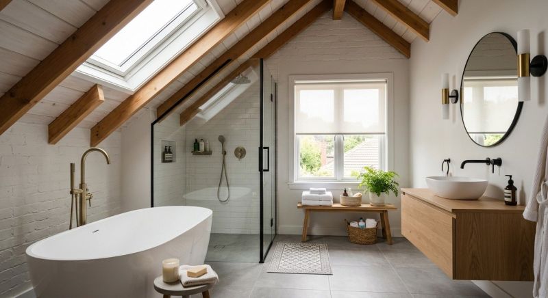 Attic Bathroom Remodeling in Portland, ME