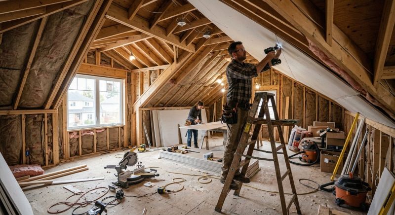 Garage Attic Remodeling in Conroe, TX