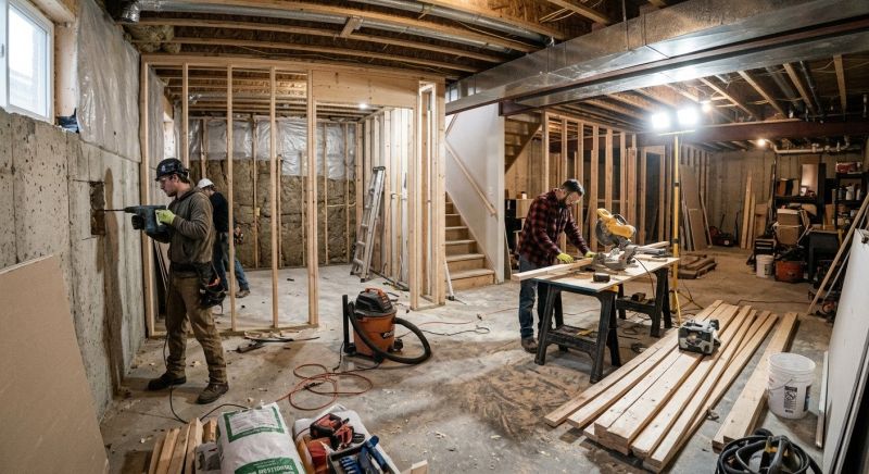 Man Cave Construction in Alpharetta, GA