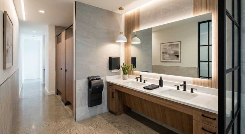 Office Bathroom Renovation in Denver County, CO