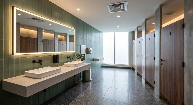 Office Bathroom Renovation in Denver County, CO
